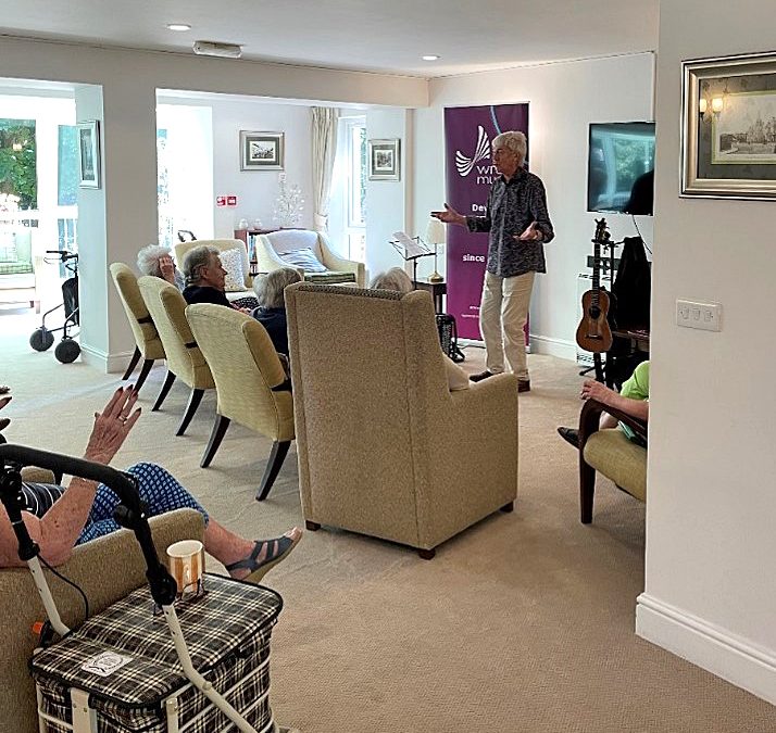 Bringing music and memories to residential homes